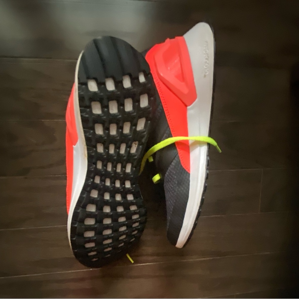 Adidas Red and Black Athletic Shoes
